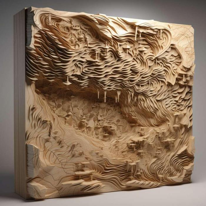 نموذج ثلاثي الأبعاد لآلة CNC 3D Art 